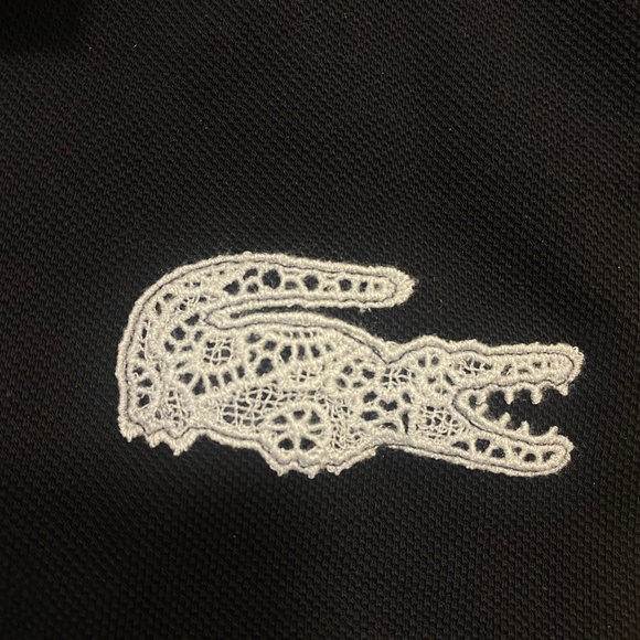 Lacoste lace crocodile slim fit shirt - Picture 1 of 2